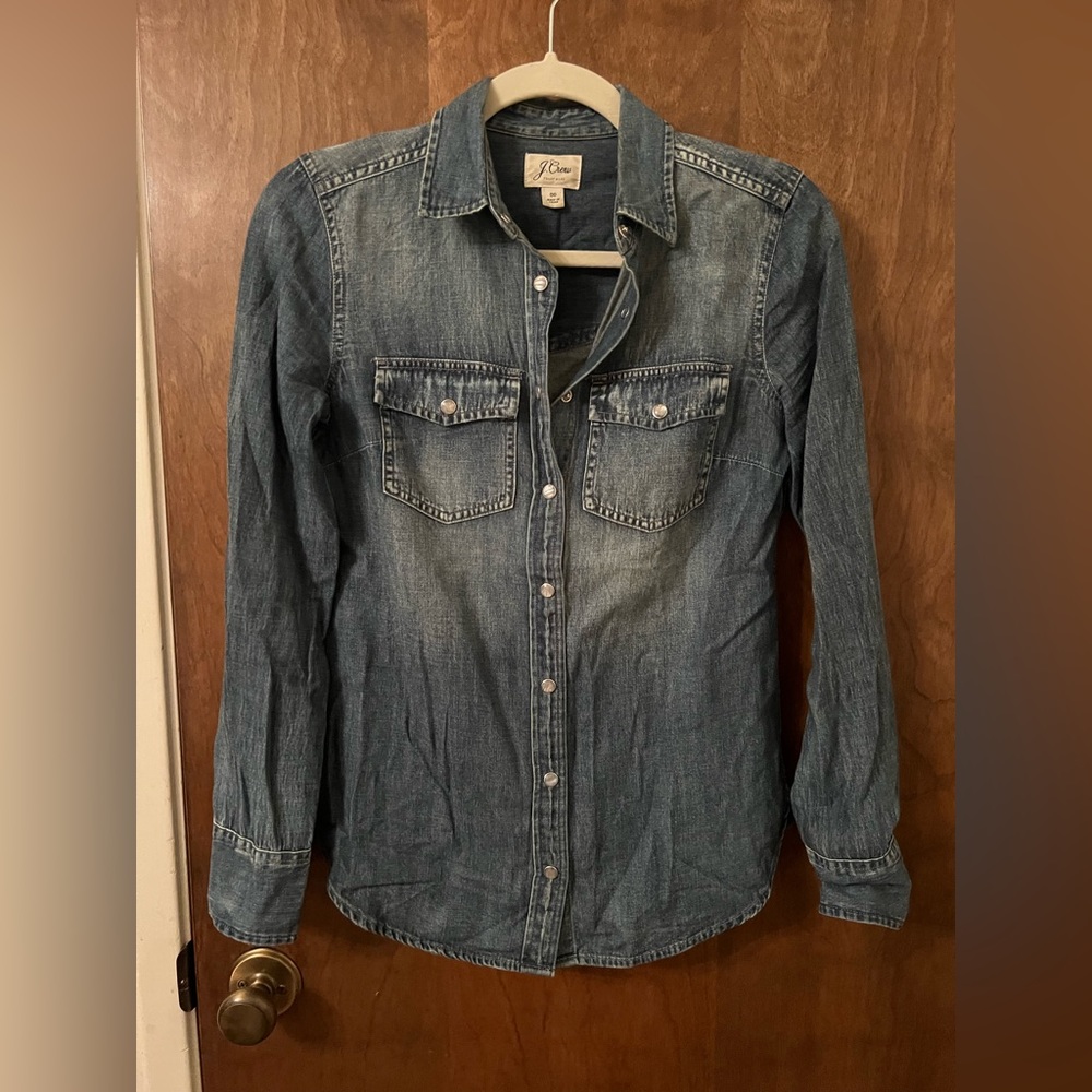 J Crew Denim Buttondown Shirt